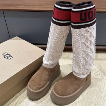 Зимние угги UGG Classic Sweater Letter