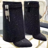 Сапоги Givenchy Shark Lock с отделкой кристаллами PREMIUM качества