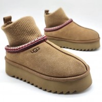 Зимние угги UGG Tazzette с трикотажной вставкой