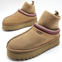 Зимние угги UGG Tazzette с трикотажной вставкой