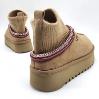 Зимние угги UGG Tazzette с трикотажной вставкой