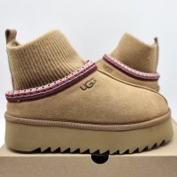 Зимние угги UGG Tazzette с трикотажной вставкой