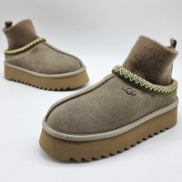 Зимние угги UGG Tazzette с трикотажной вставкой