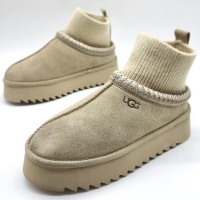 Зимние угги UGG Tazzette с трикотажной вставкой