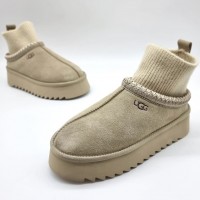 Зимние угги UGG Tazzette с трикотажной вставкой