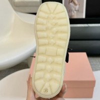 Зимние ботинки Miu Miu с меховой отделкой PREMIUM качества
