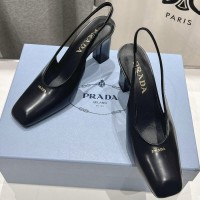 Туфли-лодочки Prada из матовой кожи PREMIUM качества