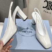 Туфли-лодочки Prada из матовой кожи PREMIUM качества