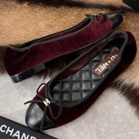 Кожаные балетки Chanel PREMIUM качества