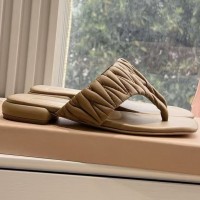 Кожаные шлепанцы Miu Miu Wander PREMIUM качества