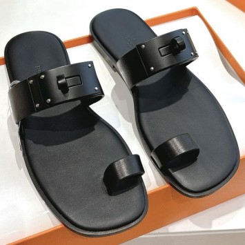 Кожаные сандалии Hermes PREMIUM качества