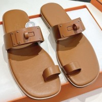 Кожаные сандалии Hermes PREMIUM качества