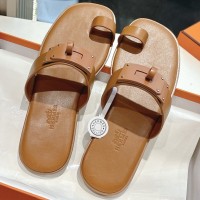 Кожаные сандалии Hermes PREMIUM качества