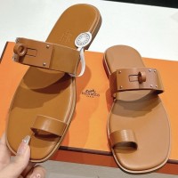 Кожаные сандалии Hermes PREMIUM качества