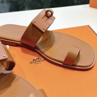 Кожаные сандалии Hermes PREMIUM качества