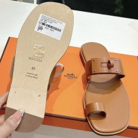Кожаные сандалии Hermes PREMIUM качества