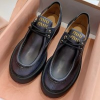 Кожаные ботинки Miu Miu PREMIUM качества