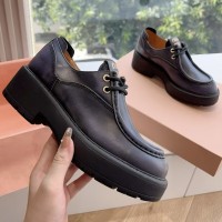 Кожаные ботинки Miu Miu PREMIUM качества