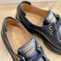 Кожаные ботинки Miu Miu PREMIUM качества
