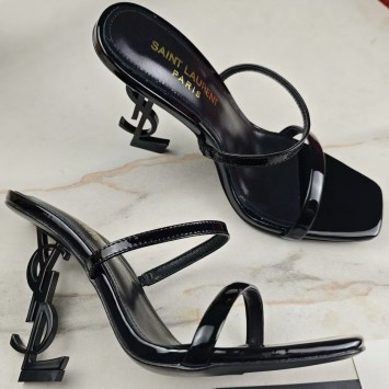 Кожаные босоножки Saint Laurent Opyum PREMIUM качества