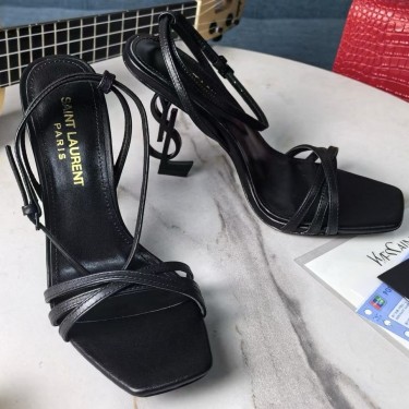 Кожаные босоножки Saint Laurent Opyum PREMIUM качества