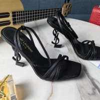 Кожаные босоножки Saint Laurent Opyum PREMIUM качества