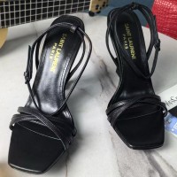 Кожаные босоножки Saint Laurent Opyum PREMIUM качества