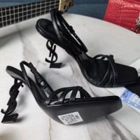 Кожаные босоножки Saint Laurent Opyum PREMIUM качества