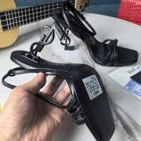 Кожаные босоножки Saint Laurent Opyum PREMIUM качества