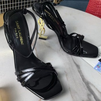 Кожаные босоножки Saint Laurent Opyum PREMIUM качества