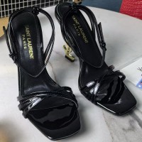 Кожаные босоножки Saint Laurent Opyum PREMIUM качества