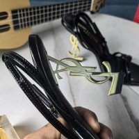 Кожаные босоножки Saint Laurent Opyum PREMIUM качества