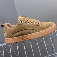 Сникеры Celine Triomphe из мягкой замши