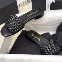 Кожаные сандалии Chanel с плетеным узором PREMIUM качества