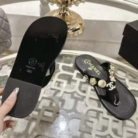 Шлепанцы Chanel с декоративными камнями PREMIUM качества