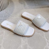 Сандалии Prada с ажурной отделкой