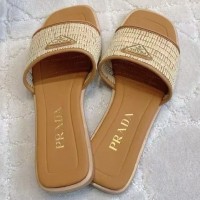 Сандалии Prada с ажурной отделкой