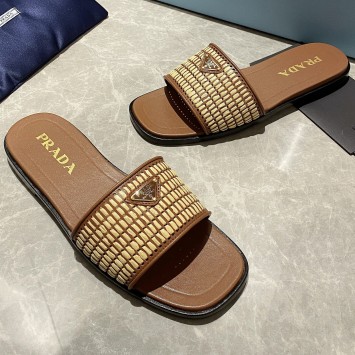 Сандалии Prada с ажурной отделкой PREMIUM качества