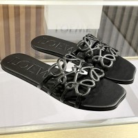 Шлепанцы Loewe Petal с декором Anagram PREMIUM качества
