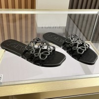 Шлепанцы Loewe Petal с декором Anagram PREMIUM качества