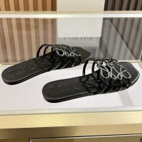 Шлепанцы Loewe Petal с декором Anagram PREMIUM качества