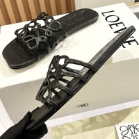 Шлепанцы Loewe Petal с декором Anagram PREMIUM качества