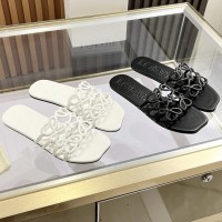 Шлепанцы Loewe Petal с декором Anagram PREMIUM качества