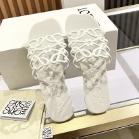 Шлепанцы Loewe Petal с декором Anagram PREMIUM качества