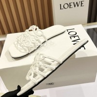 Шлепанцы Loewe Petal с декором Anagram PREMIUM качества
