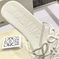 Шлепанцы Loewe Petal с декором Anagram PREMIUM качества