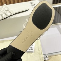Шлепанцы Loewe Petal с декором Anagram PREMIUM качества