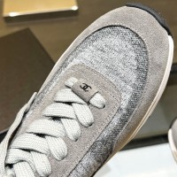 Кроссовки Chanel из замши и трикотажа PREMIUM качества