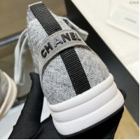 Кроссовки Chanel из замши и трикотажа PREMIUM качества