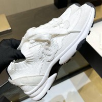 Кроссовки Chanel из замши и трикотажа PREMIUM качества